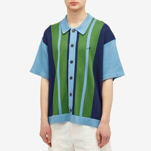 Awake Blue and Green Short Sleeve Shirt